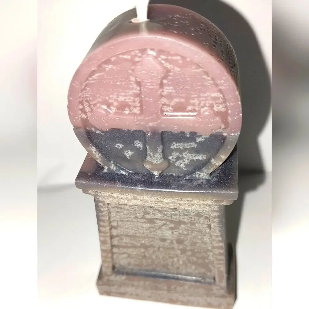 Hand crafted limited edition tombstone candle